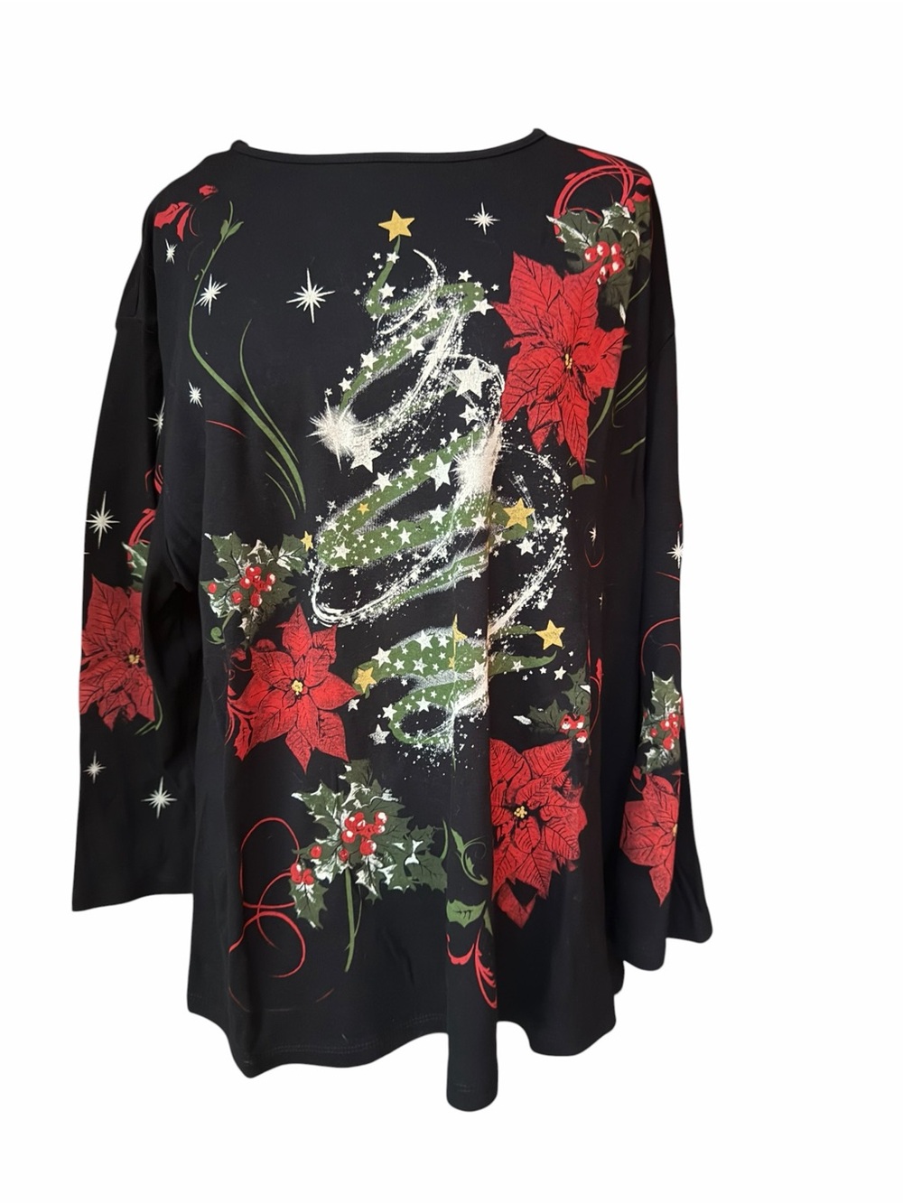 Jess & Jane 100% Cotton Knit “Christmas Magic” Top